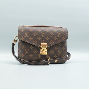 Louis Vuitton Metis Brown Monogram Canvas Satchel